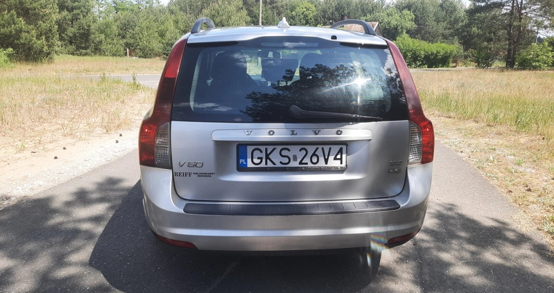 Volvo V50 cena 13999 przebieg: 265000, rok produkcji 2009 z Ścinawa małe 301